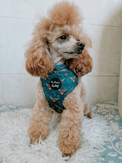 Happy Highland Cow Puppy Dog Harness (Harness Only)