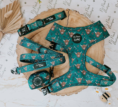 Happy Highland Cow Puppy Dog Harness (Harness Only)