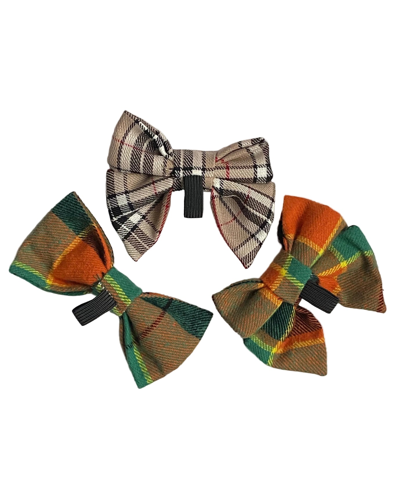 Squirrel Chaser Tartan Sailor Dog Bow Tie (Uk Handmade)